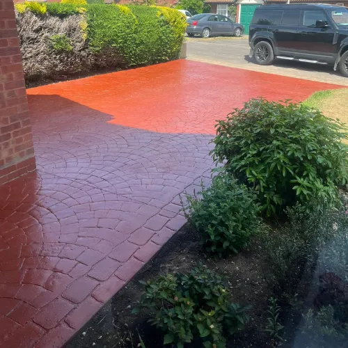 Recent driveway and patio project